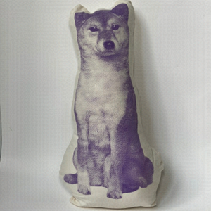AREAWARE Fauna Cushion Pico Shiba Inu purple